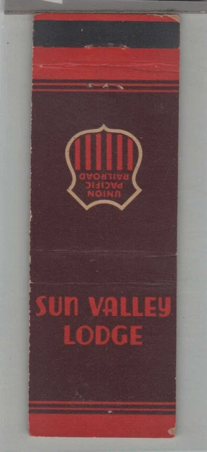 Matchbook Cover - Railroad - Union Pacific Railroad Sun Valley Lodge
