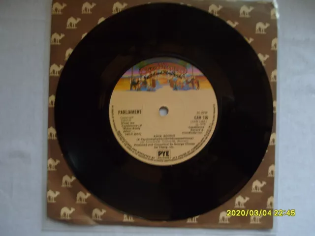 Parliament Aqua Boogie Casablanca Records Uk 7" Vinyl Single Record - Funk