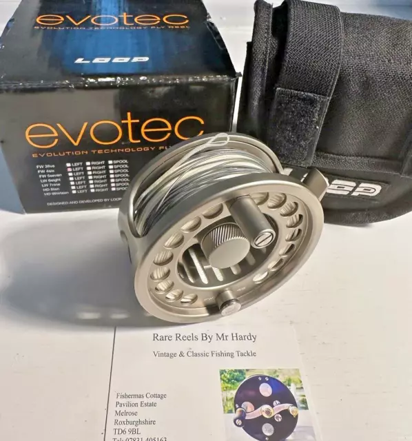 Rare Loop Evotec Number 4six Trout Fly Reel with Box Case & Fly Line