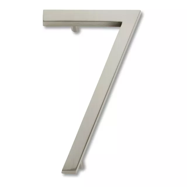 Atlas Homewares - Avalon - AVN7-BRN Modern #7 Home Number in Brushed Nickel