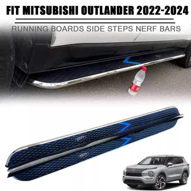 Fits for Mitsubishi Outlander 2022-2024 Side Step Pedal Running Board Nerf Bar