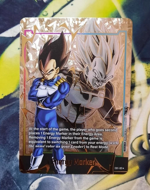 DRAGON BALL SUPER Fusion World Vegeta Gold Energy Marker