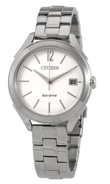 Citizen Fe614054A Ltr Eco-Drive Silver Date Indicator Dial Silver Womens Watch