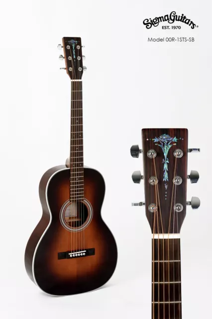 SIGMA Gitarre 00M-1S-SB SIGMA GUITARS sunburst 00- Korpusform CUSTOM  AUSSTELLER