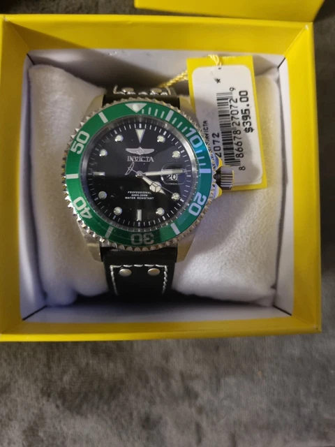 Invicta pro on sale diver green bezel