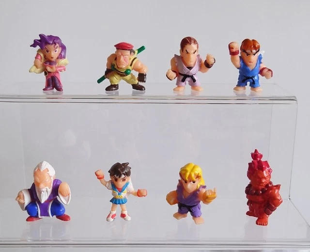 Street Fighter Zero Alpha Japanese Mini Gashapon Figures Full Set Of 8 Bandai