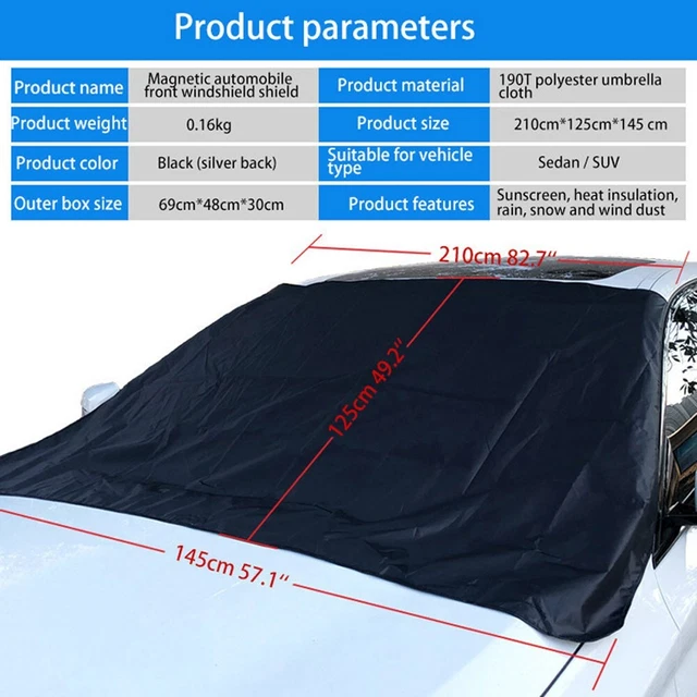 Neuf Voiture Extérieur Accessoires Pare-Brise Housse Protection Universel