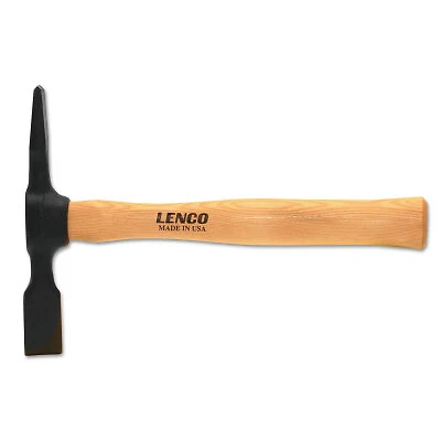Chipping Hammers, 12 In, 22 Oz Head, Chisel and Cross Chisel, Hickory Handle