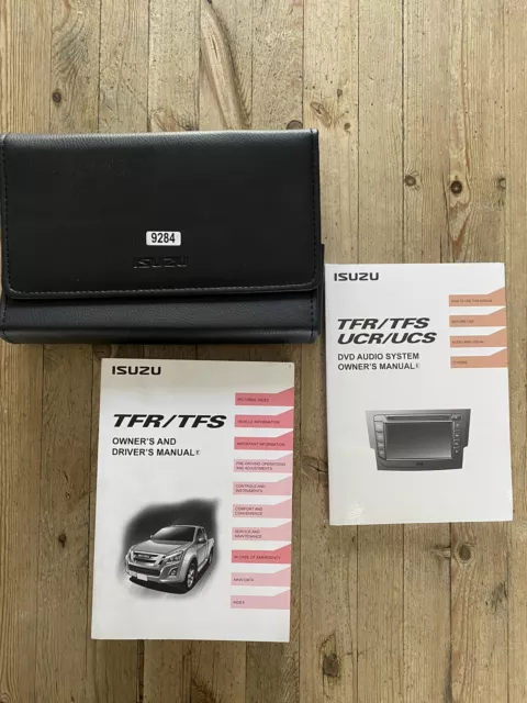 19-22 Isuzu Tfr / Tfs Owner Handbook Manual Pack & Wallet 2019 Ref9284