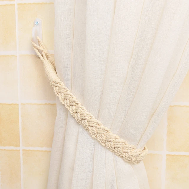 1 Set Curtain Holder Exquisite Removable Creative Twisted Curtain Tieback