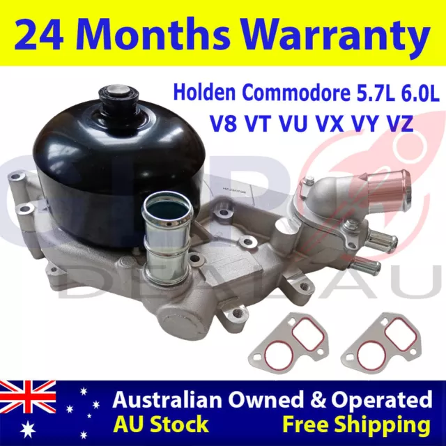 Water Pump for Holden Commodore 5.7L V8 VT VU VX VY VZ Gen3 LS1 HSV + Thermostat