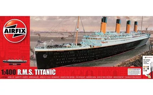 Airfix A50146A - 1/400 Small Gift Set-Rms Titanic - Nuova