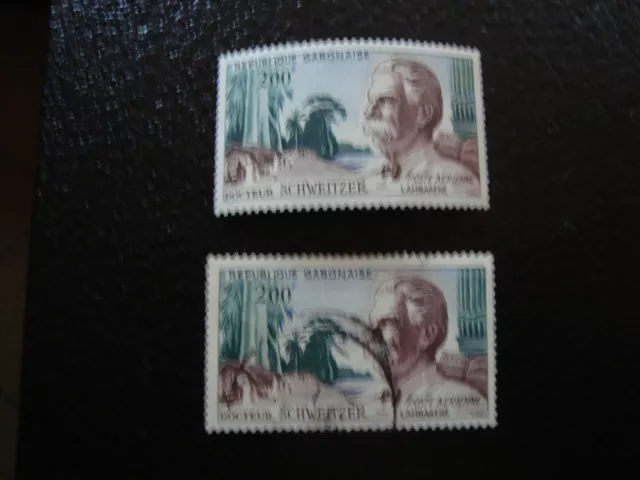 GABON - timbre - yvert et tellier aerien n° 1 n* et obl (A7) stamp