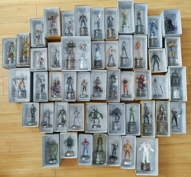 Figurines Eaglemoss Marvel HS3 : Thanos Et Star-Lord, Jeu D'échecs Collectors, Résine, Neuves, Sous Blister, Thème Comics Super-héros