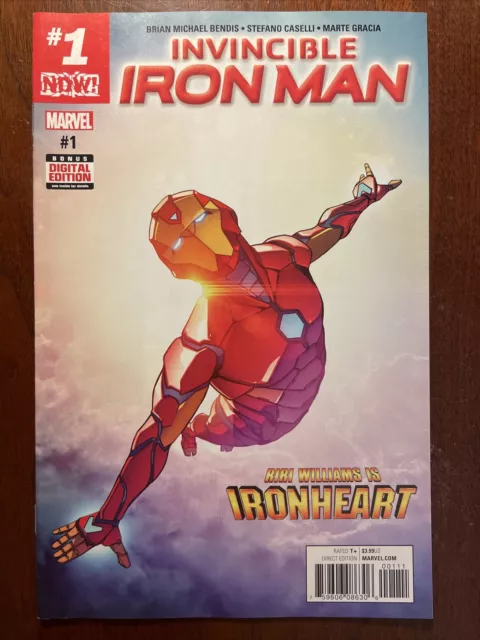 Invincible Iron Man 1 Marvel Comics 2017 Ironheart Riri Williams
