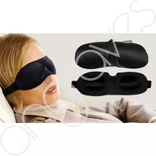 3D Eye Mask Travel Beauty Sleep Bedtime Sponge Cover Blindfold Blinder Blackout