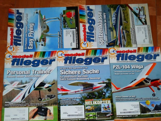 Modellflieger Heft Flugzeug Gr. Fan Sammlung Heftchen 116 122 128 134 140 146