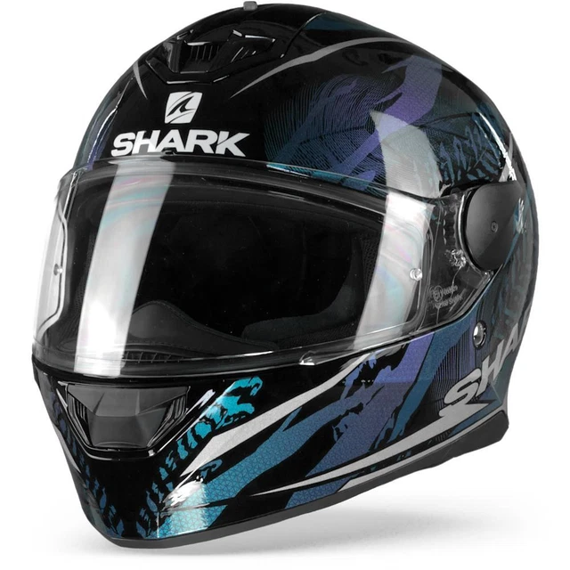 Shark D-Skwal 2 Shigan Black Violet Glitter KVX Full Face Helmet
