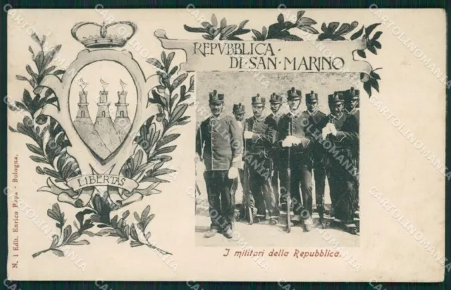 San Marino PIEGHE cartolina QZ4686
