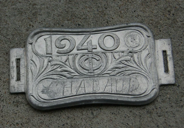 Plaque Vélo Ancienne 1904 Taxe Fiscal Impôt Plaque Vélo Ancienne 1904 Taxe Fiscal Impôt