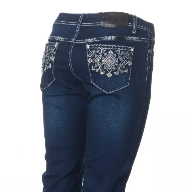Outback/Wild Child-Bling Mid Rise Bootleg Stretch Jeans-OBW201099 Size Au 10