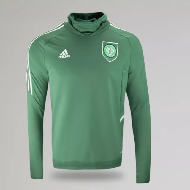 Neu & versiegelt offizieller adidas Celtic FC Pro Track Top Pullover grün