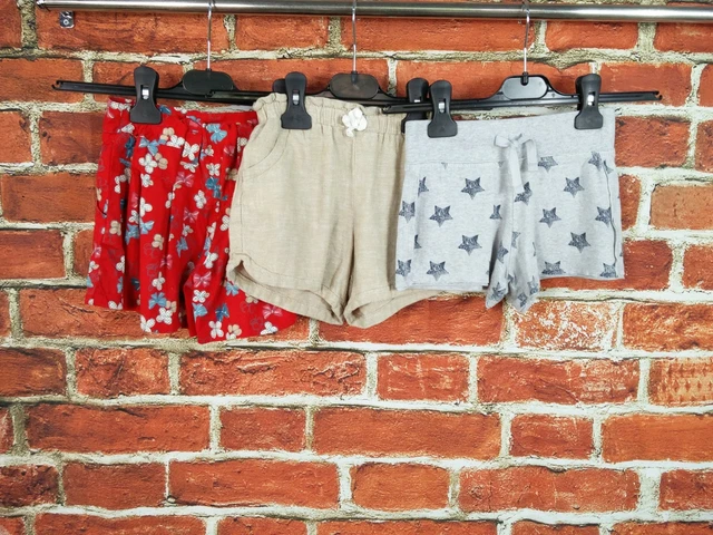 Girls Bundle Age 4-5 Years M&S Next Old Navy Shorts Summer Sweat Floral 110Cm