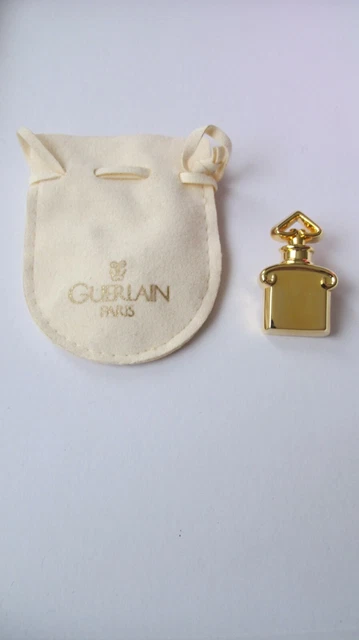 Broche Guerlain Paris Shalimar - Bijou Métal Doré, Occasion (déjà Portée)