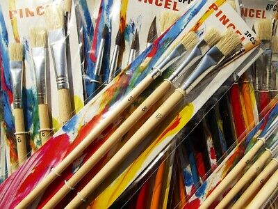 SET DI PENNELLI ECONOMICI paintbrush brushes pennello