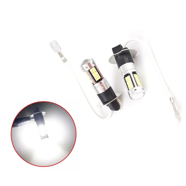 Sidaqi H7 Extremely Bright LED Fog Light Bulbs 2835 42 SMD White 6500K