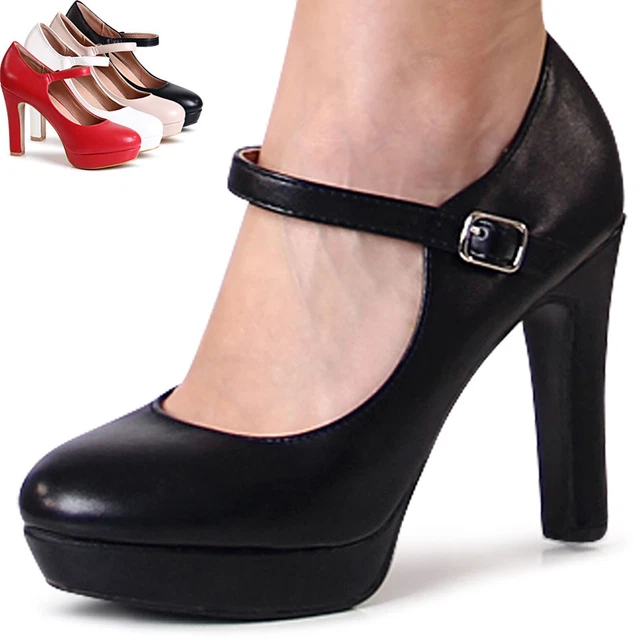 Escarpins Femme Pointus Talons Hauts Lanières Rivets T-Stripe - Taille 36-41 - Neuf