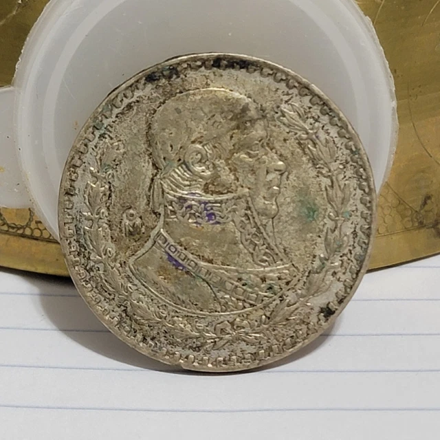 1962 Mexico One Peso - Morelos - Mexican $1 Silver Coin - Un Peso