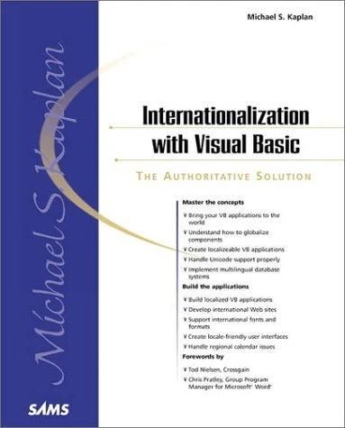 INTERNATIONALIZATION WITH VISUAL BASIC (SAMS WHITE BOOK By Michael S. Kaplan VG+