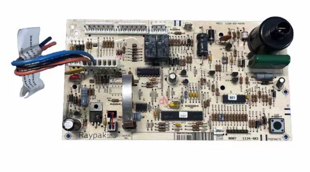 Raypak 601769 1134-404A Pool/Spa Heater Control Display Board