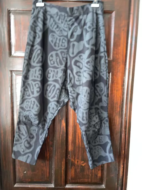 Rundholz Black/Grey drop crotch trousers