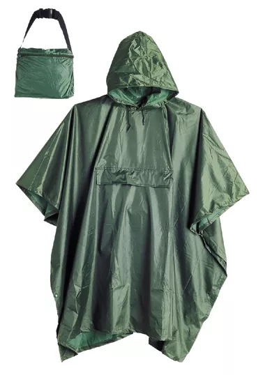 Impermeabile,Poncho Unisex Pvc Cappuccio Tg.unica,Antipioggia,Ind. Starter 01510