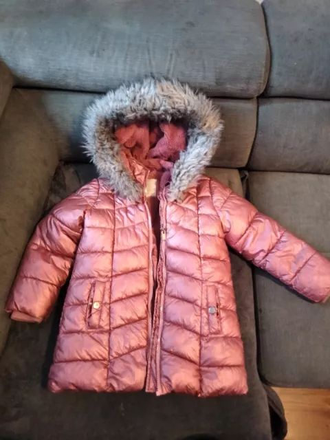 GIRL MATALAN WINTER Pink Jacket Age 7 Years 8.99 PicClick UK