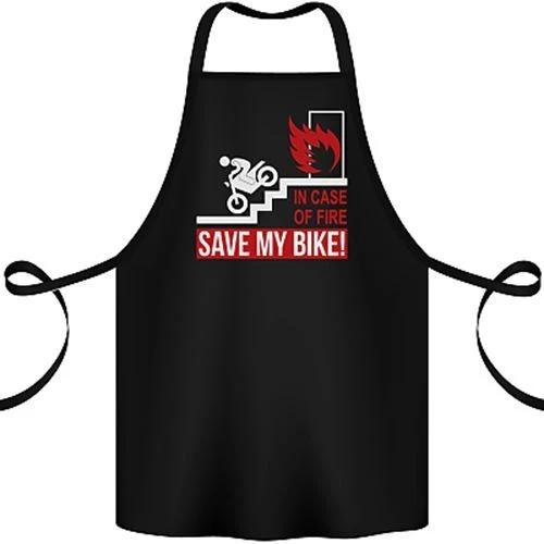 Grembiule Emergenza Moto Biker Moto Cotone 100% Biologico