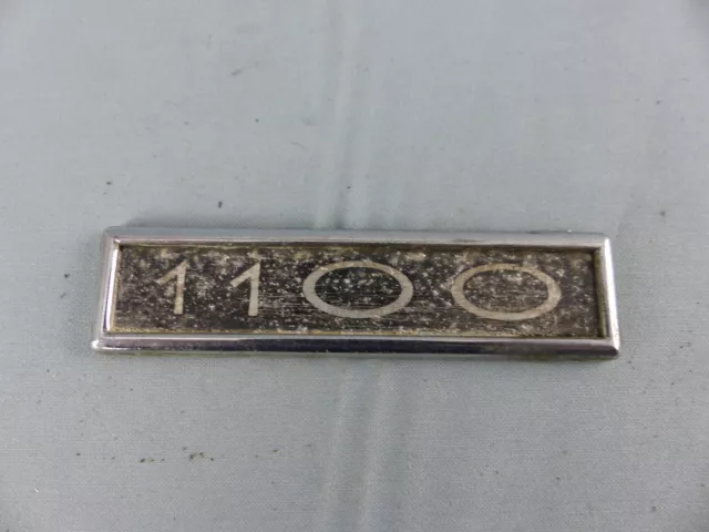 TALBOT SIMCA 1100 sigle insigne monogramme logo badge emblème métal chromé