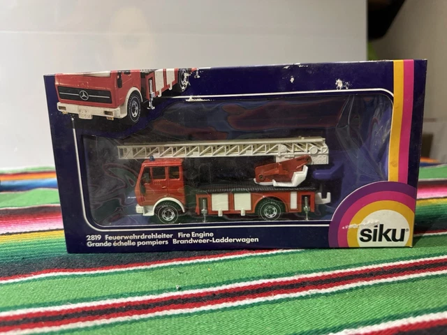 Schuco 1/43 - Mercedes L6600 Pompier (Grande Echelle) - Modèle De Collection