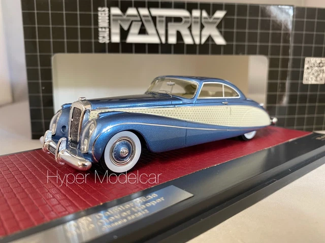 Matrix 1/43 – Daimler DE 36 Hooper Cabriolet 1953 (MX10402-023) – Résine Vert