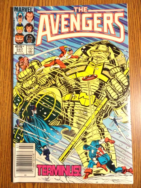 Avengers #257 Caliente Llaves Newsstand 1st Nebula Guardians Galaxy Marvel Mcu