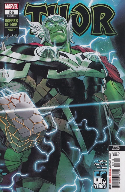 Thor #26 (2Nd Print Coccolo Variant)(2022) Comic Book ~ Marvel