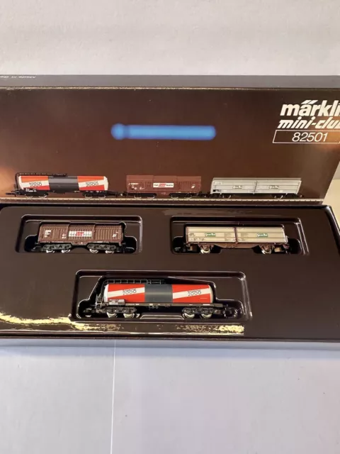 SPUR Z MÄRKLIN Güterwagen-Set 3-tlg. der ÖBB u.a. Tankwagen 82501 OVP