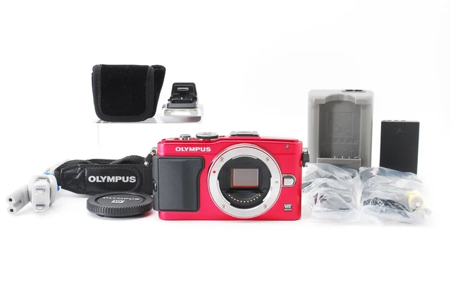 Olympus Pen Lite E-PL6 16.1MP Digital Camera Body 153 Shots [Near Mint] #1868584