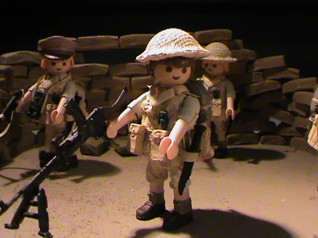 PLAYMOBIL Personalizzato US 8th Marines 2nd Mar Div. – Battaglia Di Betio 1943 REF-0193 BIS