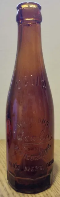 Vintage OCola Brown Bottle Van Wert Ohio Delicious Invigorating Versu Coca cola