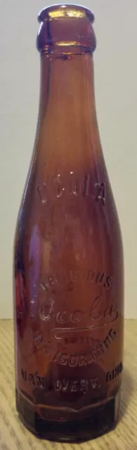 Vintage OCola Brown Bottle Van Wert Ohio Delicious Invigorating Versu Coca cola