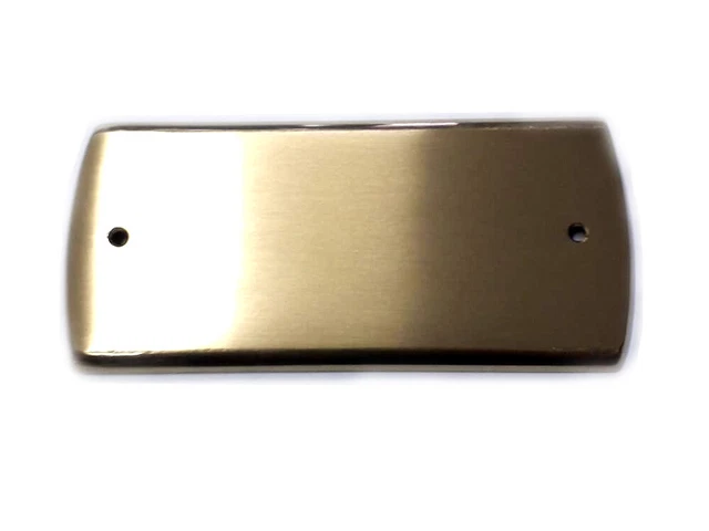 Plaque Laiton poli 20 x 10 cm avec 2 lignes de gravure incluent