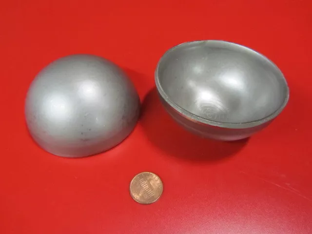 304 Stainless Steel Half Sphere / Balls 3.00" Diameter x 1.50" Height, 4 Pieces